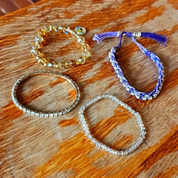 Set blingy sparkle bracelets - Picture 1 of 7